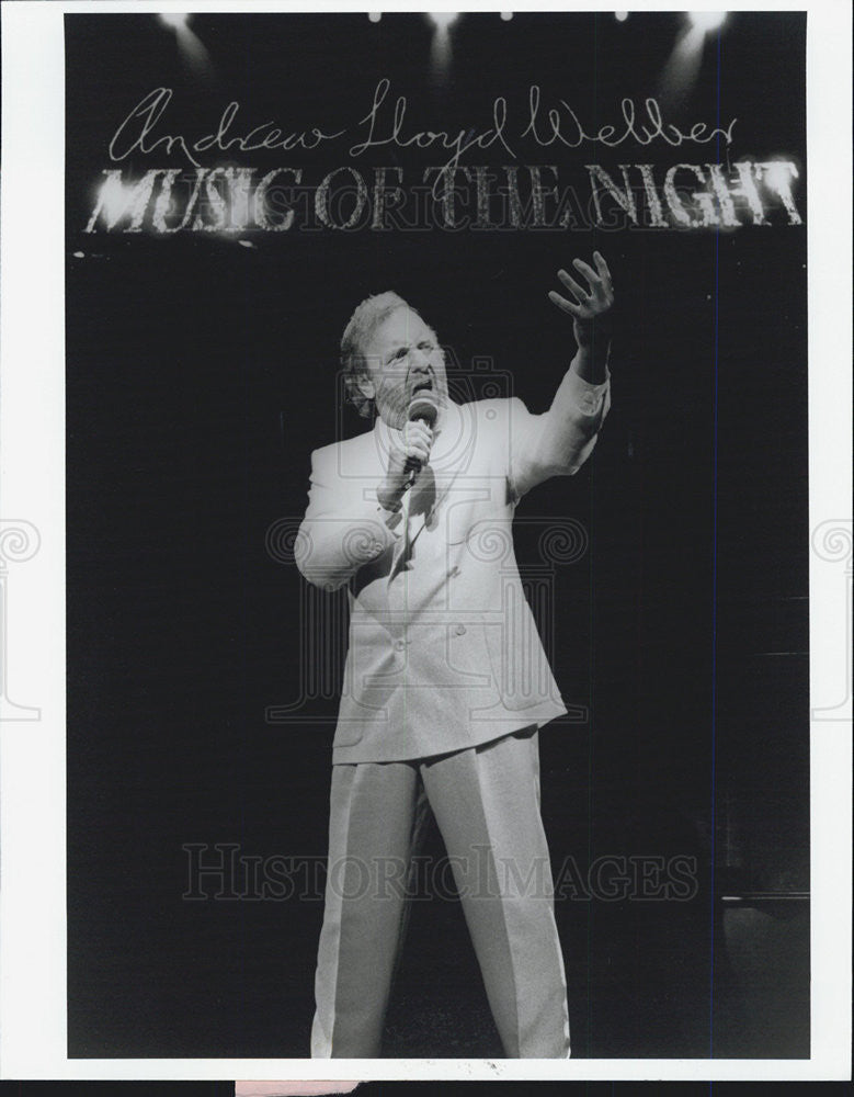 Press Photo Andrew Lloyd Webber MUSIC OF THE NIGHT - Historic Images