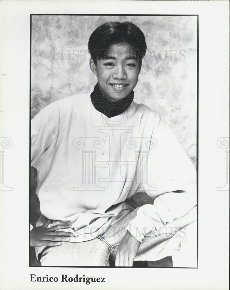 Press Photo Enrico Rodriguez Actor Big - Historic Images