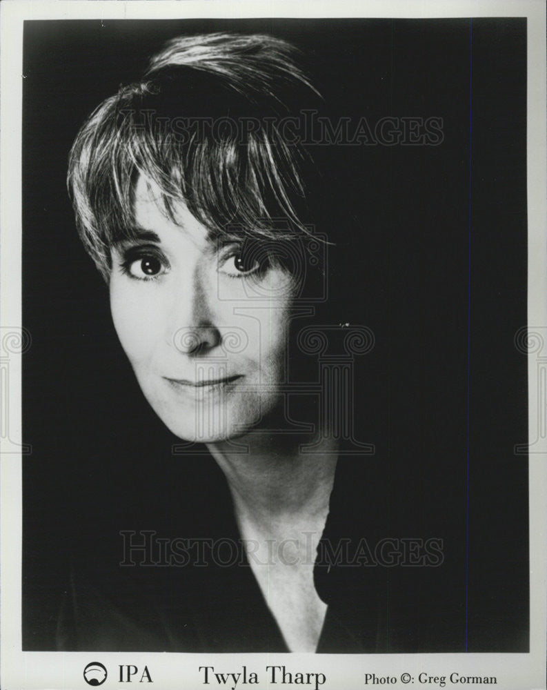 Press Photo Twyla Tharp Famous Dancer and choreographer - Historic Images