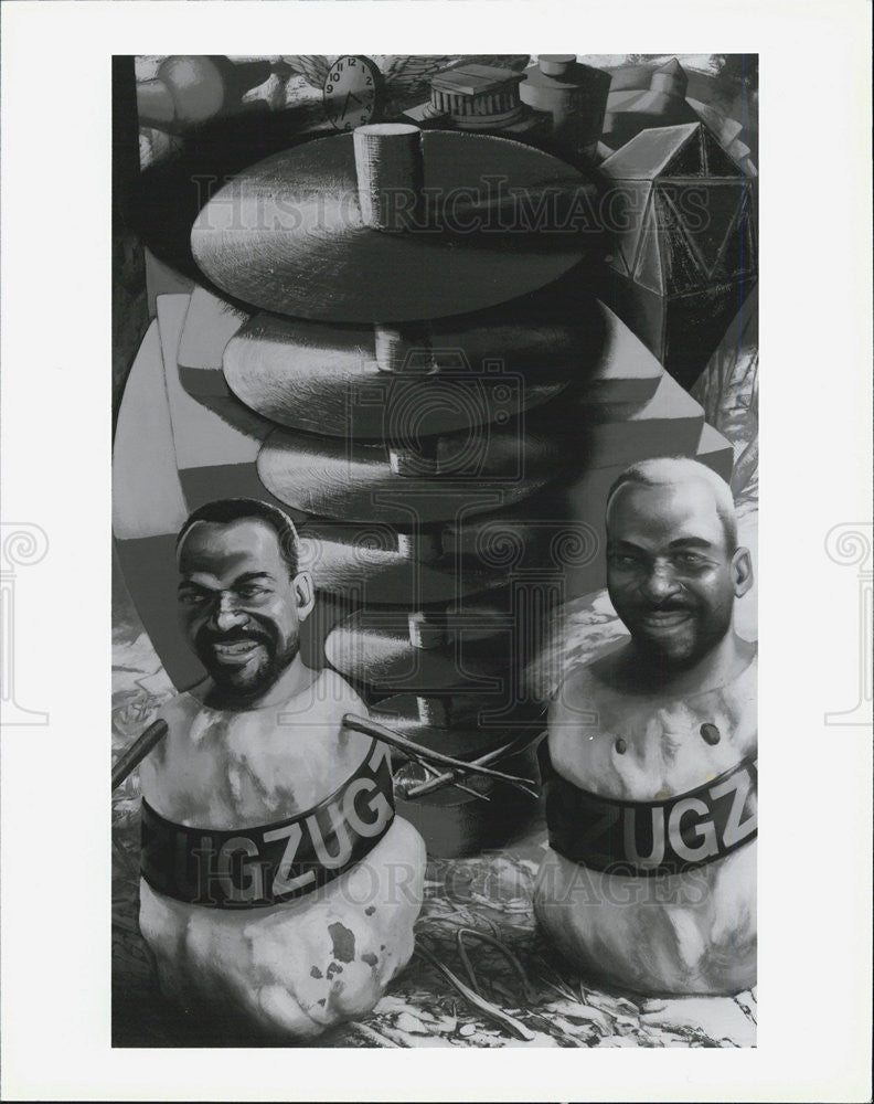 Press Photo Zug Twins James Stephens - Historic Images