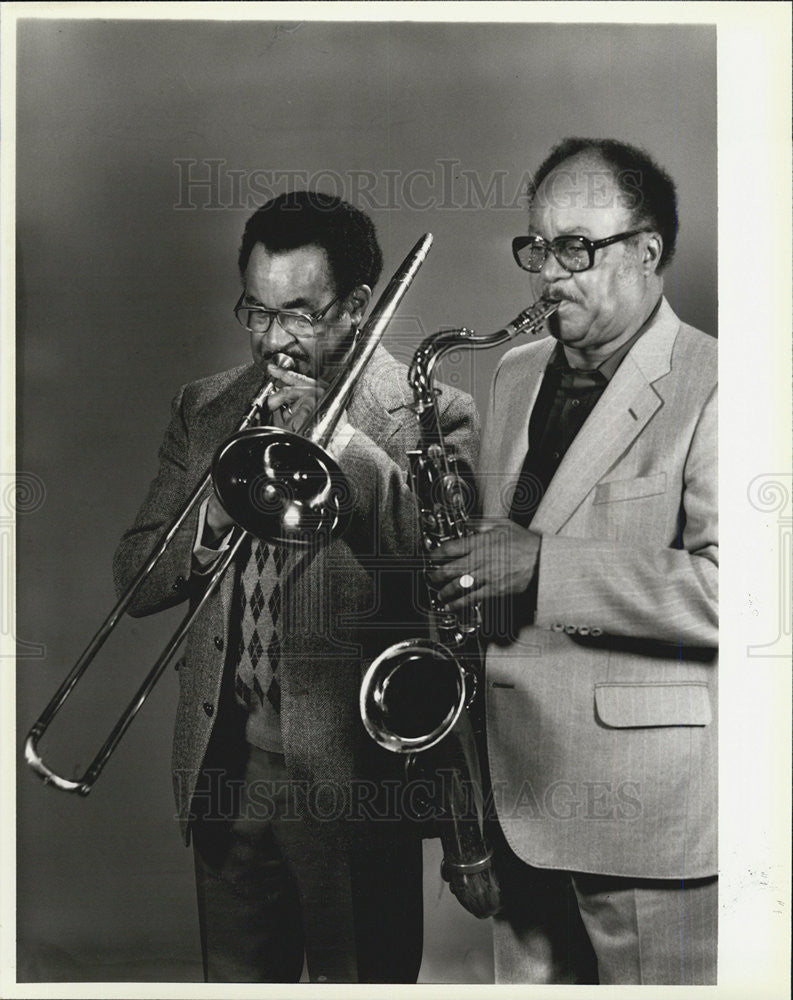 1986 Press Photo Jimmy Ernie Wilkine Musicians - Historic Images