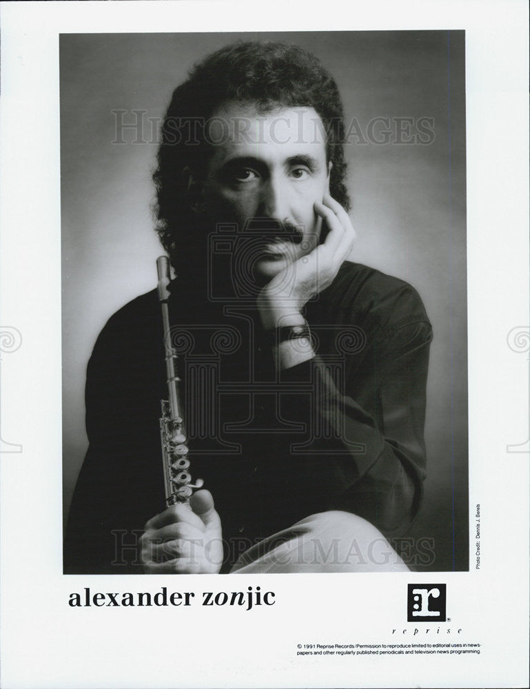 1991 Press Photo Alexander Zonjic Flutist - Historic Images