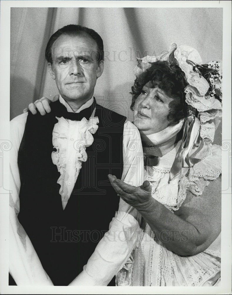 1979 Press Photo Bichard Bull Harriet Gibson Actors Oleson Annabelle - Historic Images