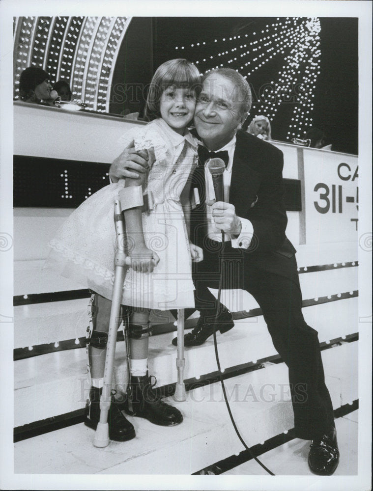 Press Photo Red Buttons Dawn Rowan Actors Telathon - Historic Images