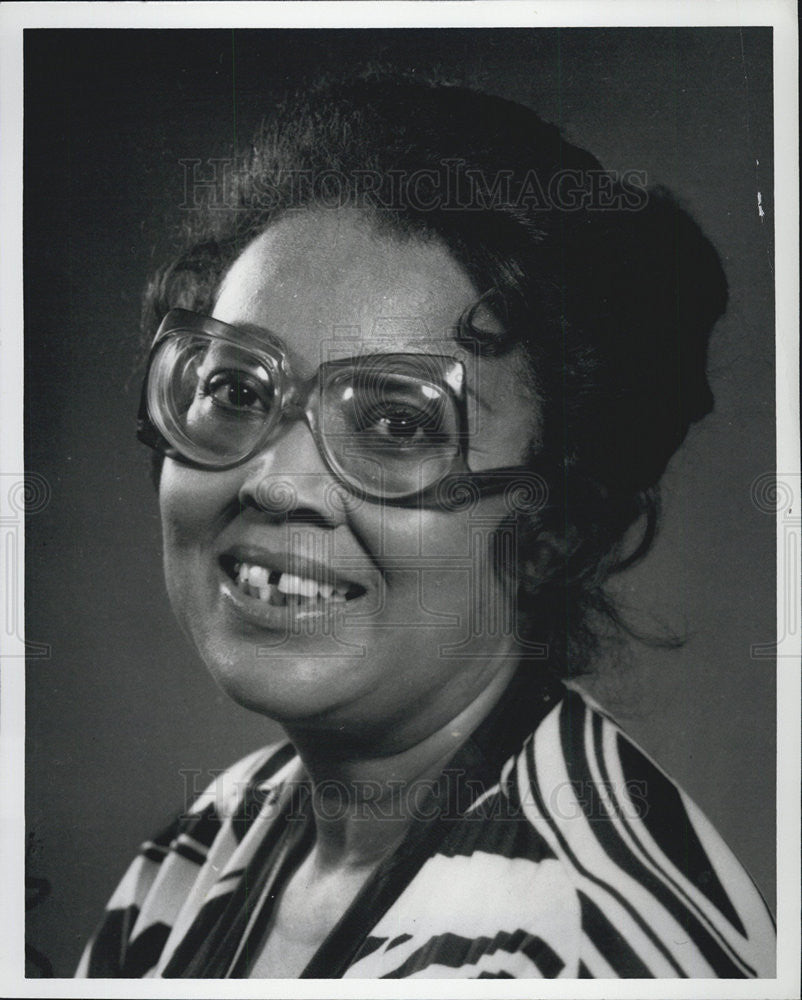 Press Photo June Brown Detroit News Journalist Channel 4 Personality - Historic Images