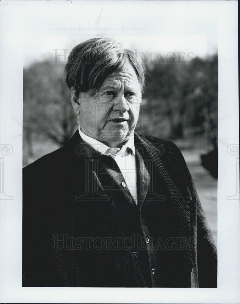 Press Photo Mickey Rooney Stars "Bill" Retarded Man Real Life Story CBS-TV - Historic Images