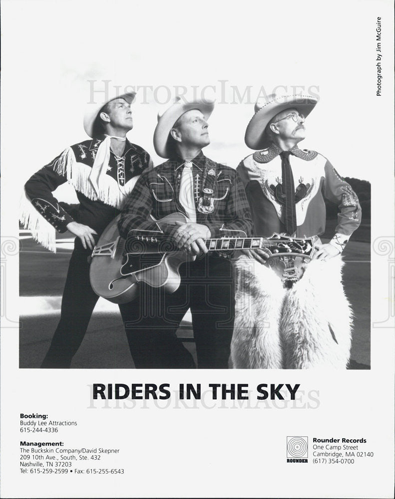 Press Photo Riders In the Sky Musical Group - Historic Images