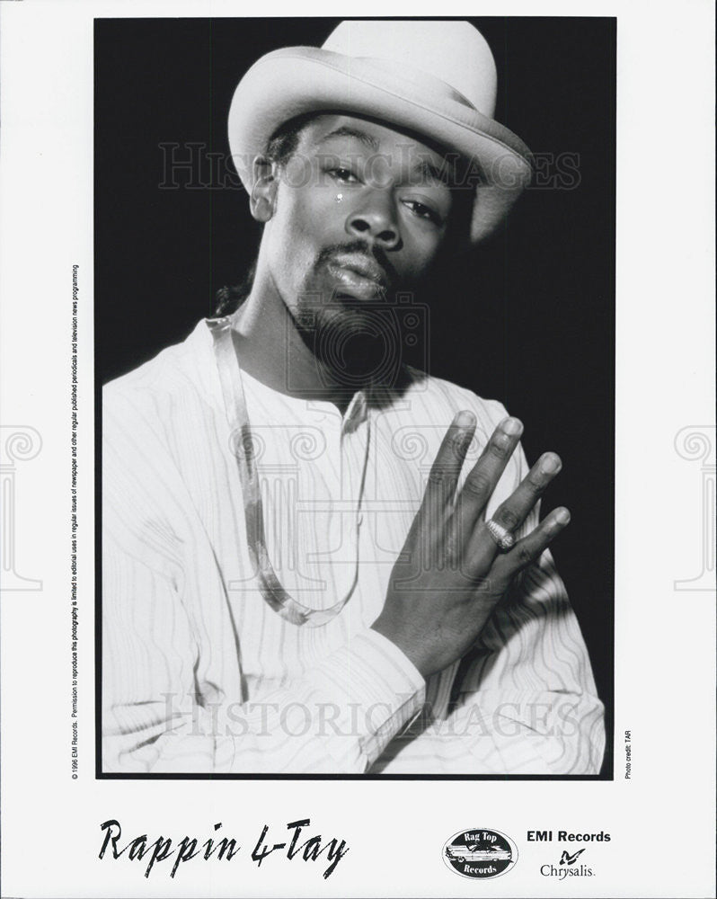 1996 Press Photo Rappin 4-Tay Musician - Historic Images