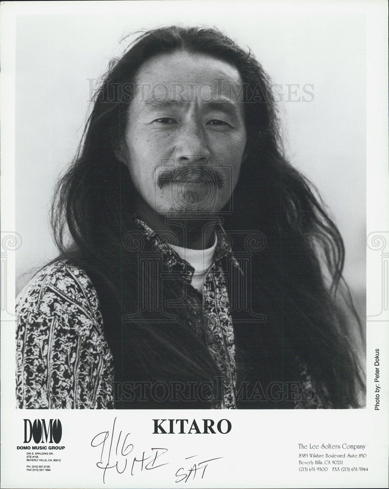 Press Photo Kitaro Musician - Historic Images