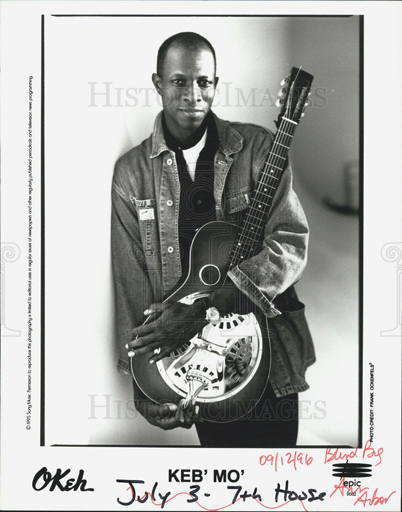 Press Photo Musician Keb&#39; Mo&#39; - Historic Images