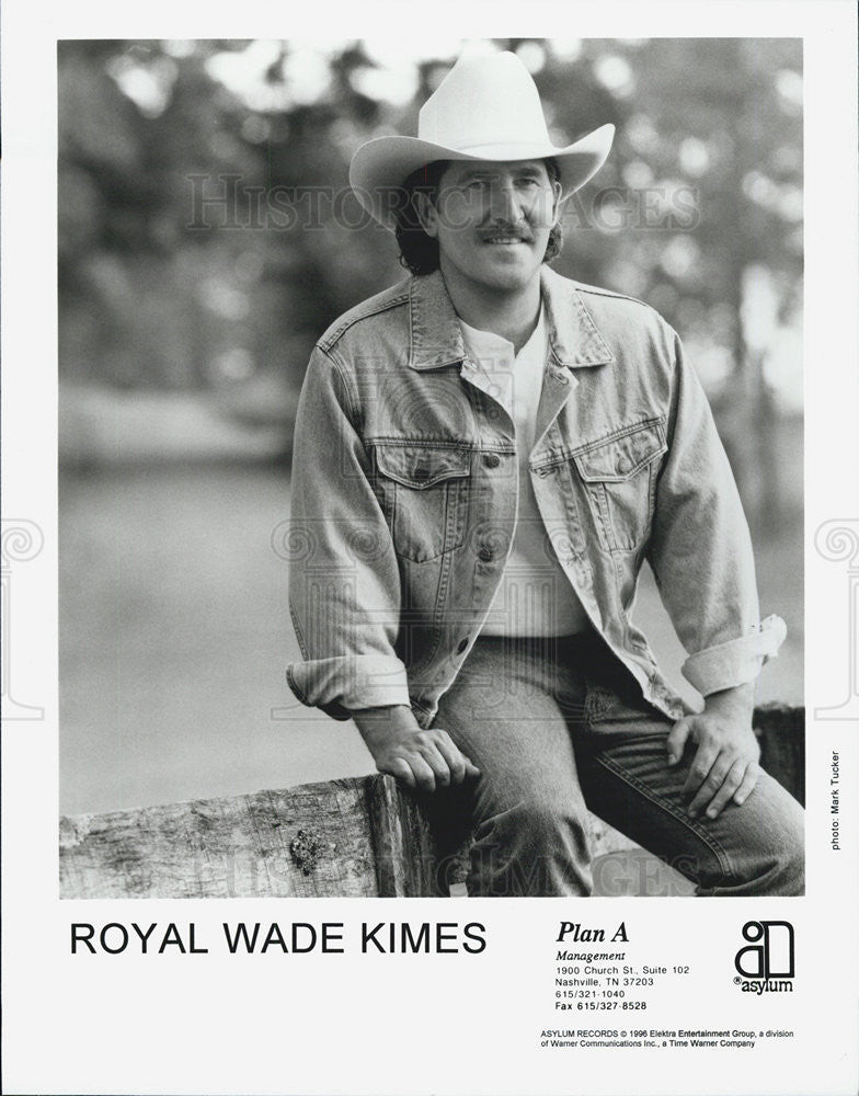 Press Photo Musician Royal Wade Kimes - Historic Images