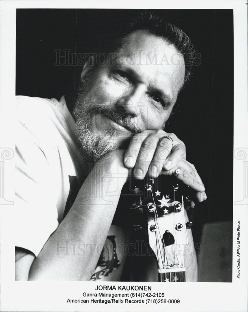 Press Photo Musician Jorma Kaukonen - Historic Images