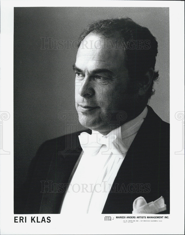 Press Photo Composer Eri Klas Tuxedo Portrait - Historic Images