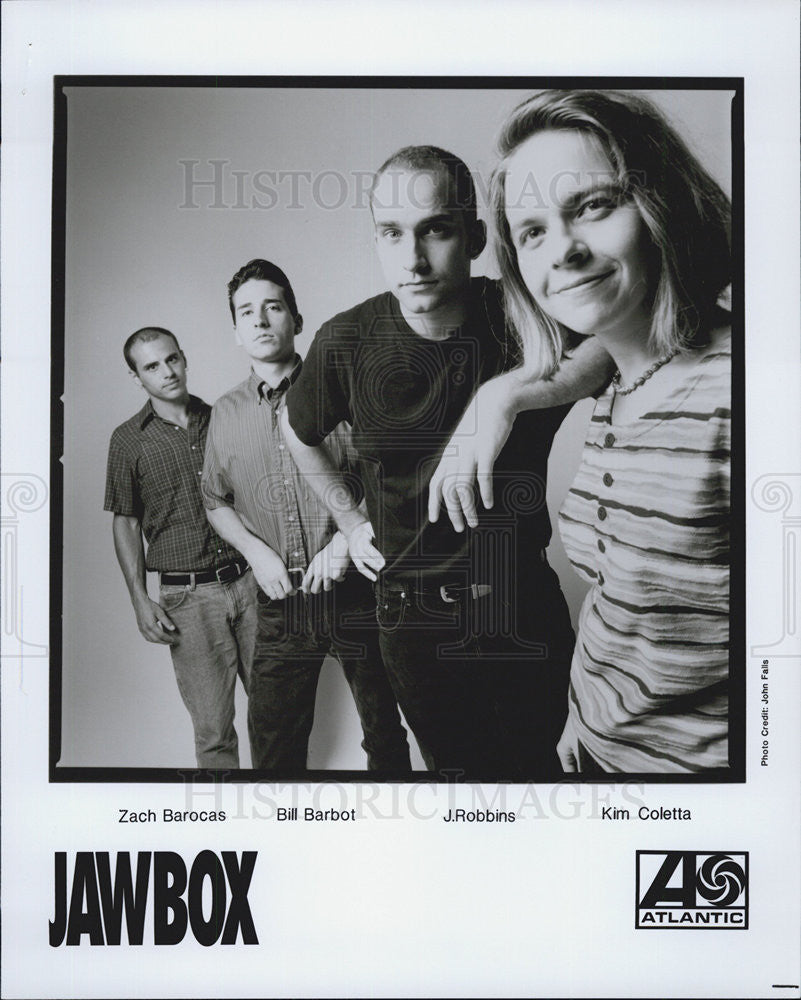 Press Photo Jawbox Zach Barocas Bill Barbot J. Robbins Kim Coletta - Historic Images