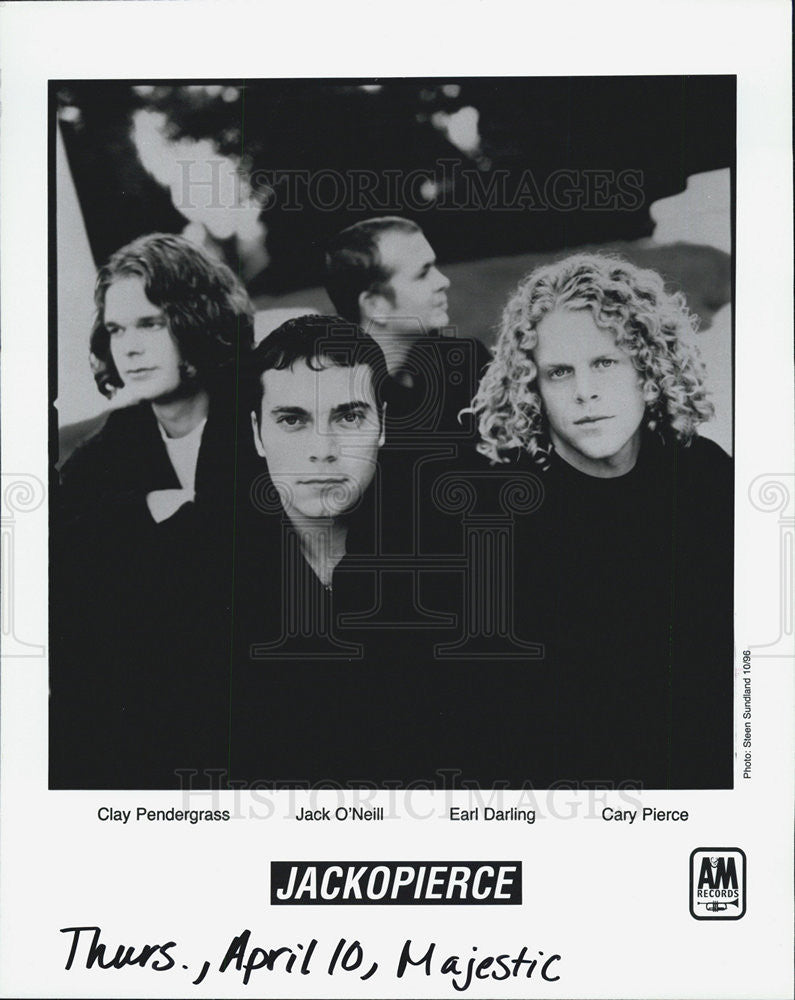 1996 Press Photo of music group Jackopierce - Historic Images