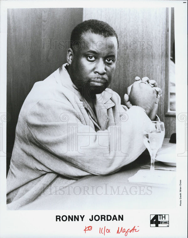 Press Photo Musician Ronny Jordan - Historic Images