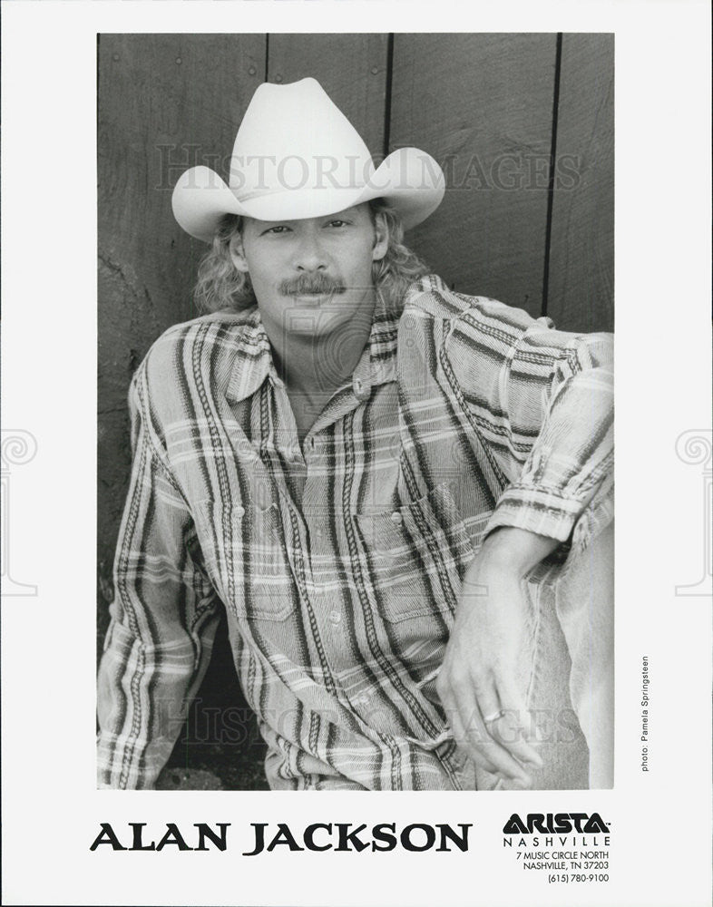 Press Photo Country Singer Alan Jackson - Historic Images