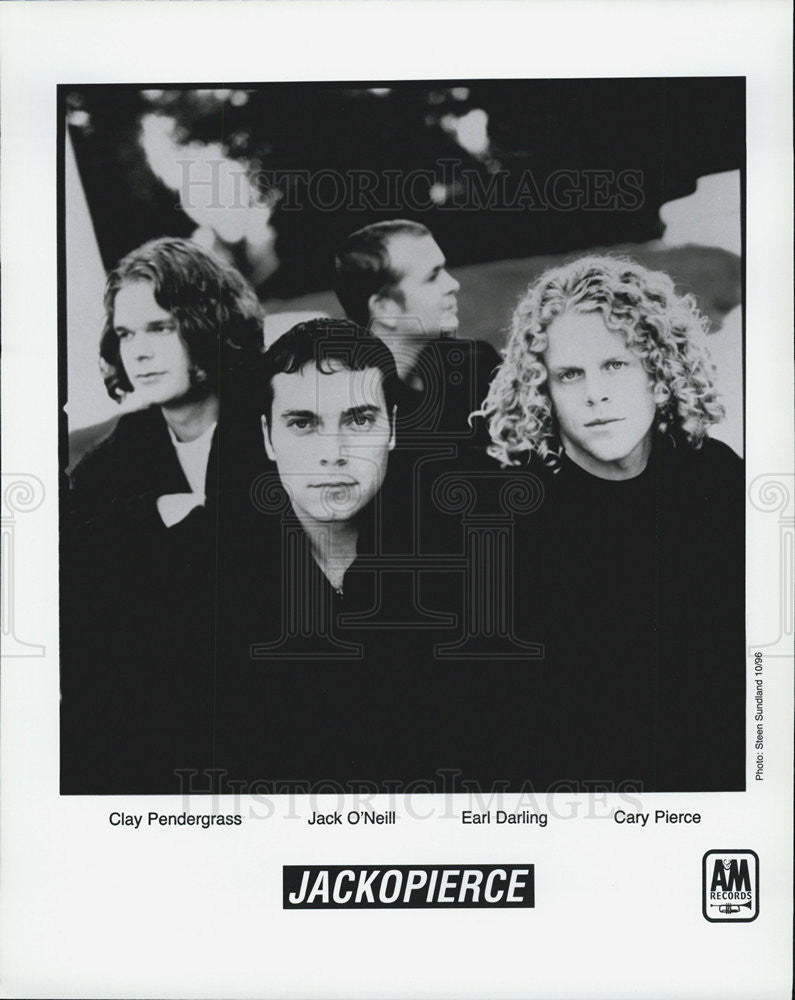 1996 Press Photo of alternative rock band Jackopierce - Historic Images