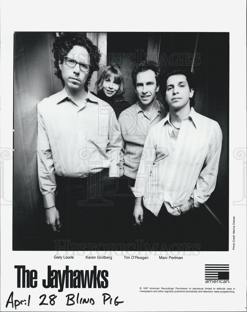 1997 Press Photo of music band The Jayhawks - Historic Images