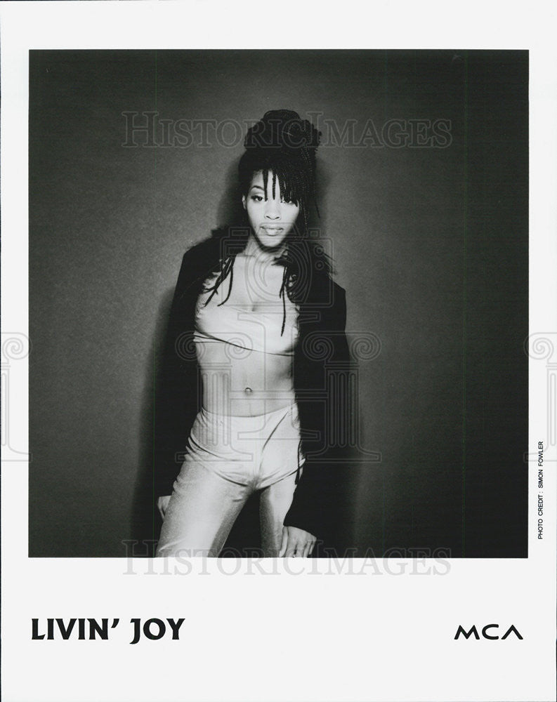 Press Photo of singer Tameka Starr of band  Livin&#39; Joy - Historic Images