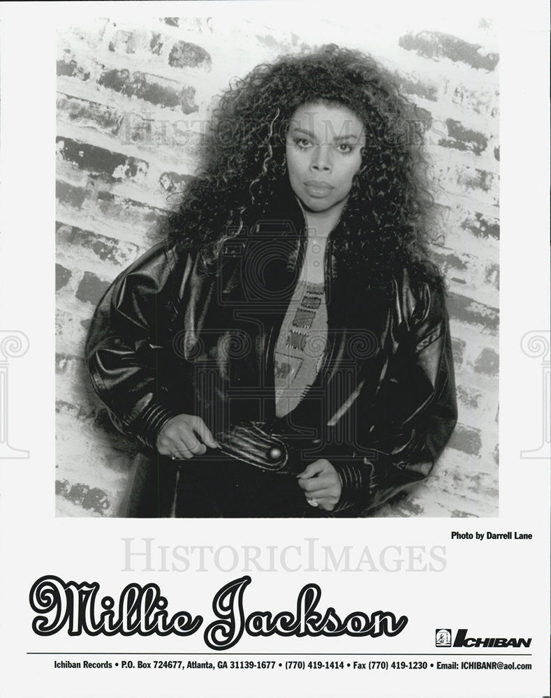 Press Photo Millie Jackson, R&amp;B / Soul Singer-Songwriter/Comedienne - Historic Images