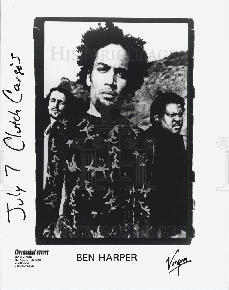 Press Photo Musician Ben Harper - Historic Images