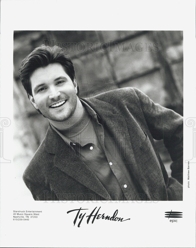 Press Photo Musician Ty Herndon - Historic Images