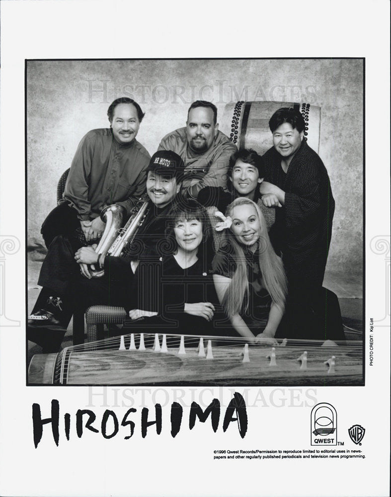 1996 Press Photo Hiroshima, musical band. - Historic Images