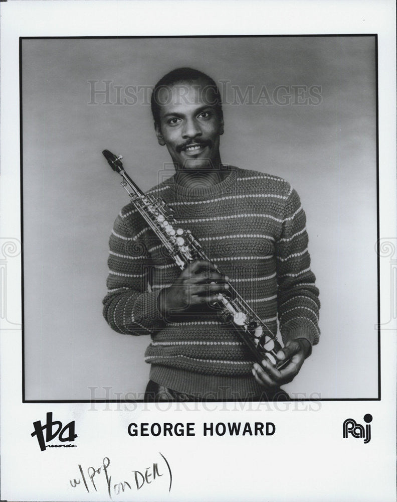 1985 Press Photo George Howard, musician. - Historic Images