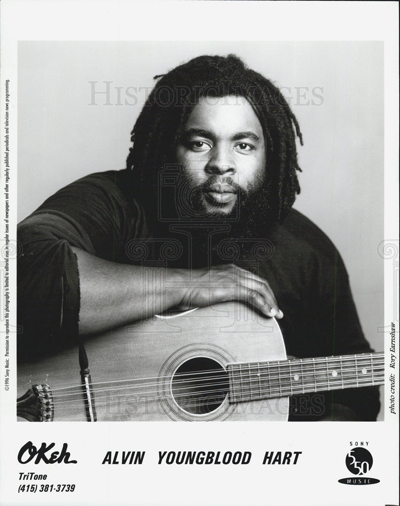 Press Photo Musician Alvin Youngblood Hart - Historic Images