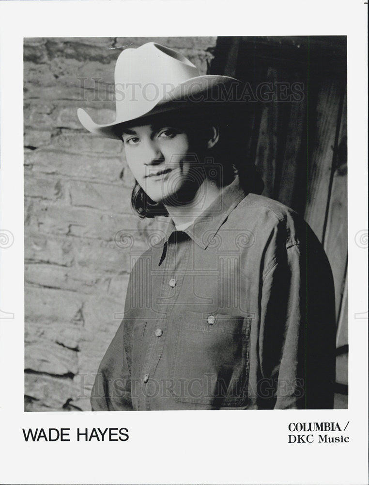 Press Photo Wade Hayes Country Music Singer Songwriter Guitarist - Historic Images