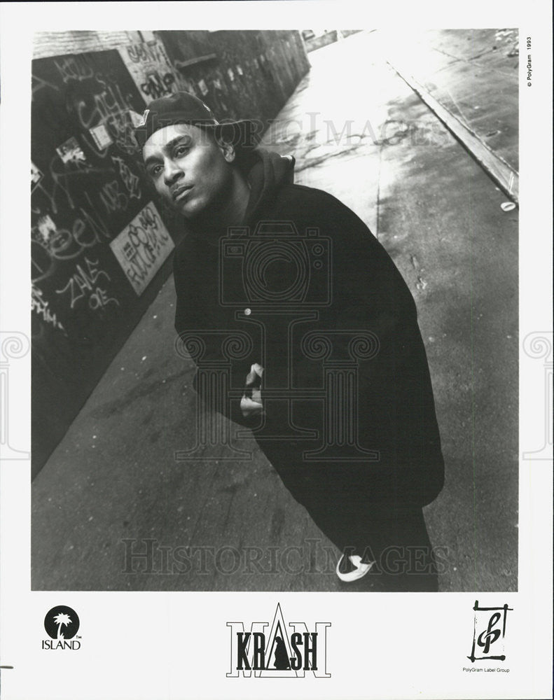 1993 Press Photo PolyGram Label Group Recording Artist Krash - Historic Images