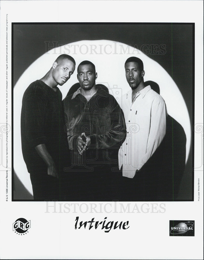 Press Photo Musical group Intrigue - Historic Images