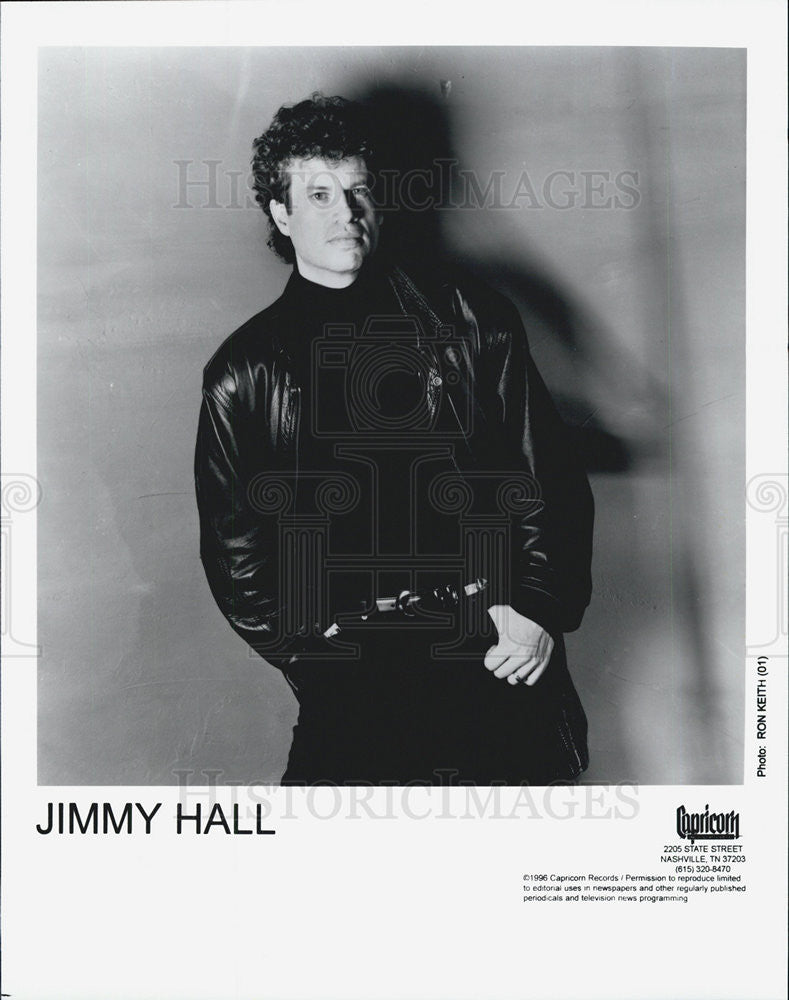 Press Photo Musician Jimmy Hall - Historic Images