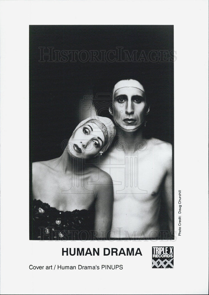 Press Photo Triple X Records Recording Artists human Drama - Historic Images