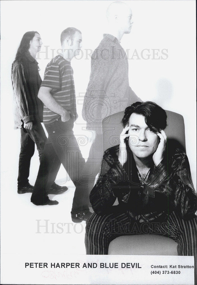 Press Photo Music group Peter Harper and Blue Devil - Historic Images