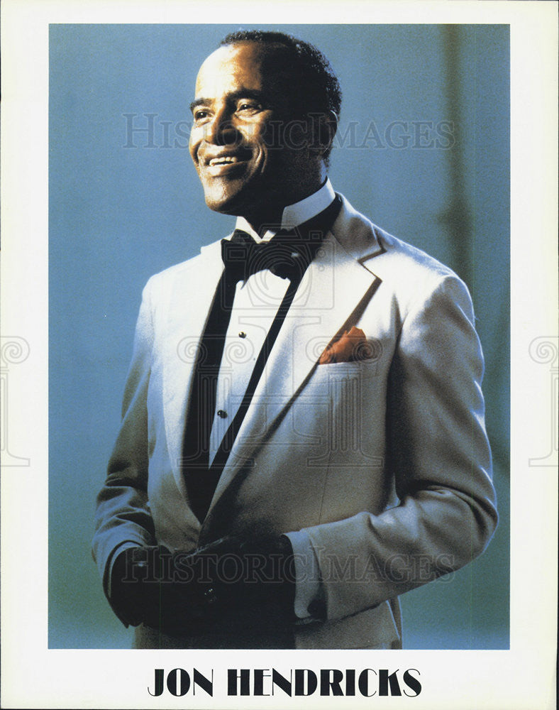 Press Photo Jon Hendricks, singer - Historic Images