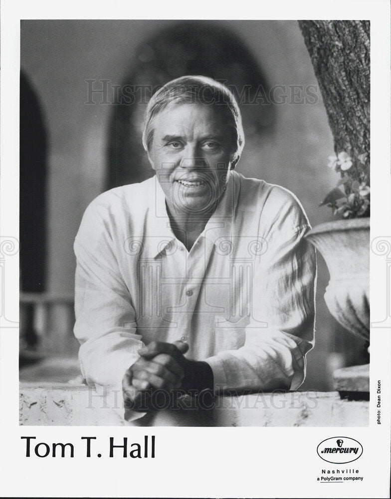 Press Photo Tom T Hall - Historic Images