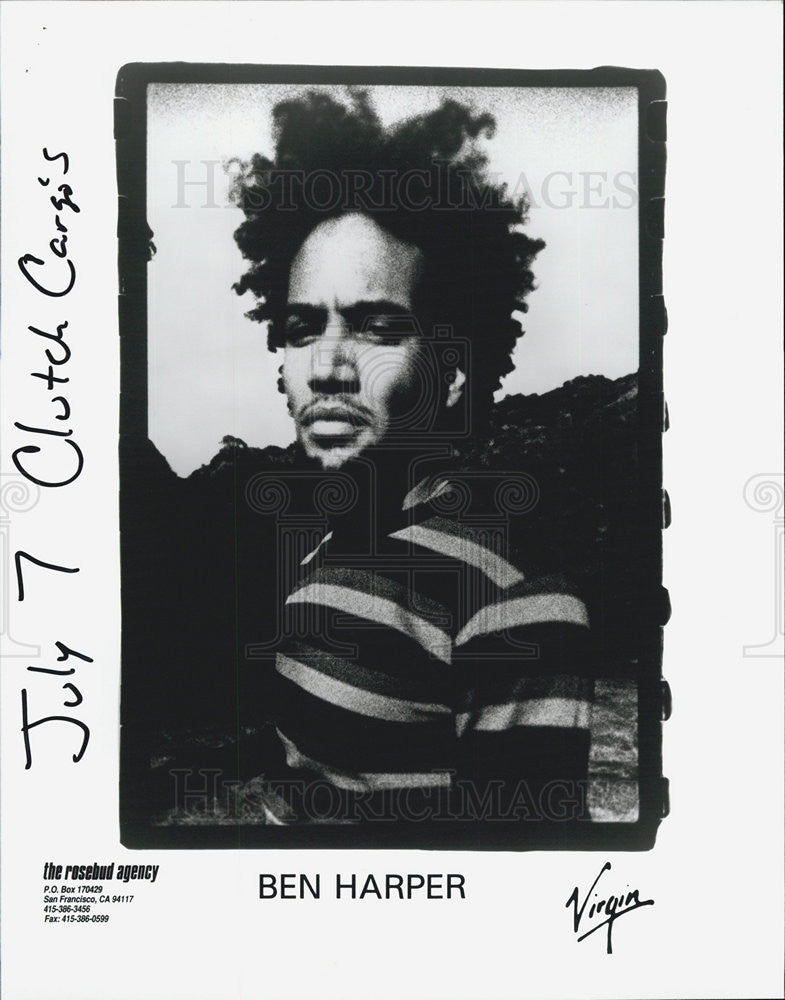 Press Photo Ben Harper Historic Images