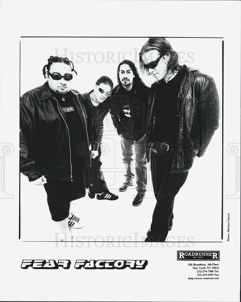 Press Photo Fear Factory Metal Band - Historic Images