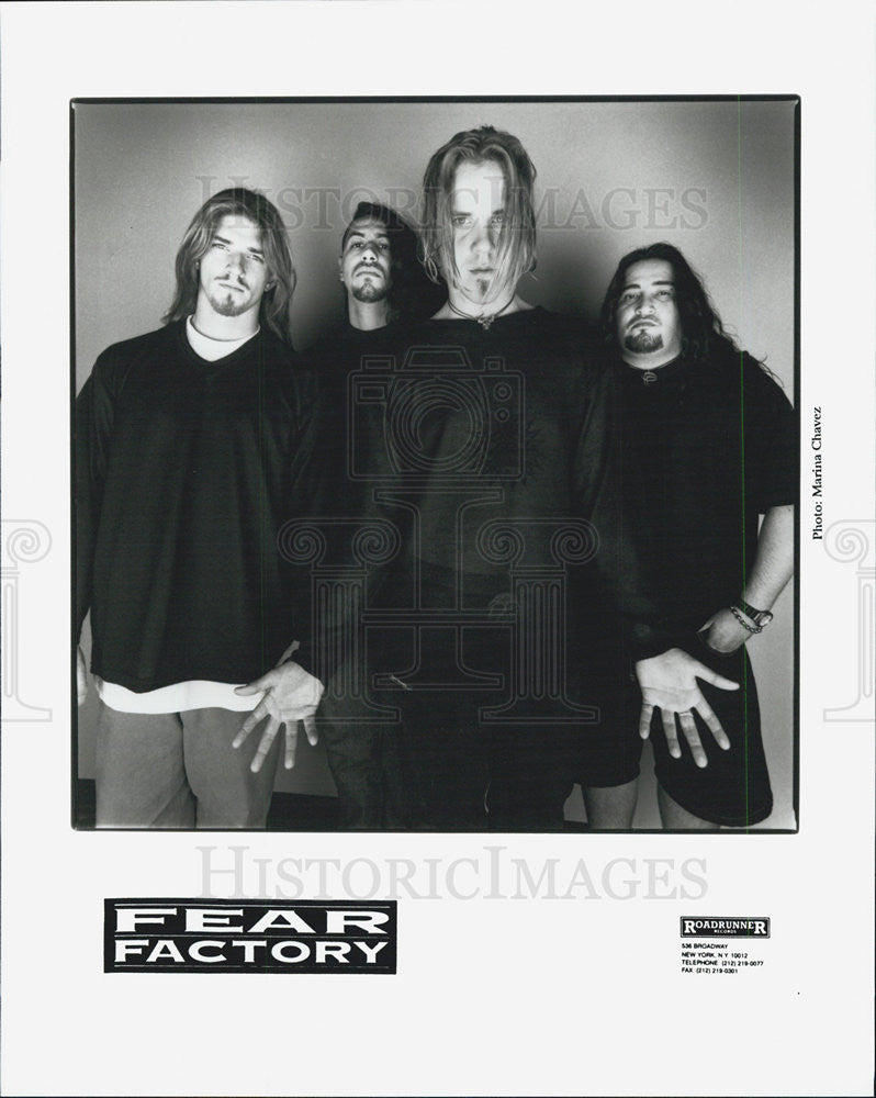 Press Photo of Fear Factory American Industrial Metal Band. - Historic Images