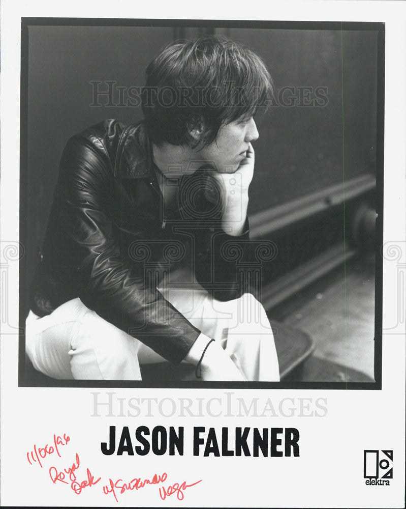 1996 Press Photo Elektra Presents Jason Falkner - Historic Images