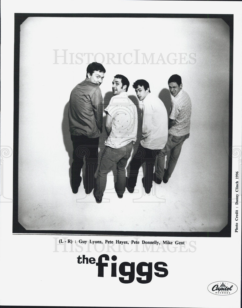 1996 Press Photo Capitol records Presents The Figgs - Historic Images