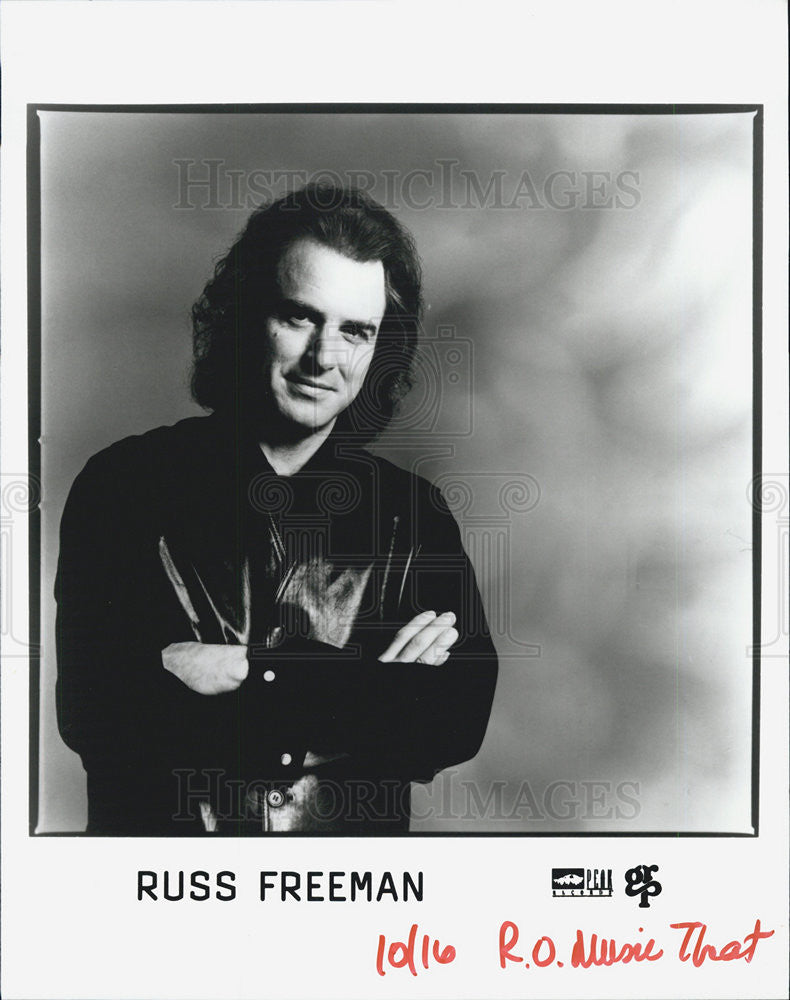 Press Photo Peak Records Recording Artist Russ Freeman - Historic Images