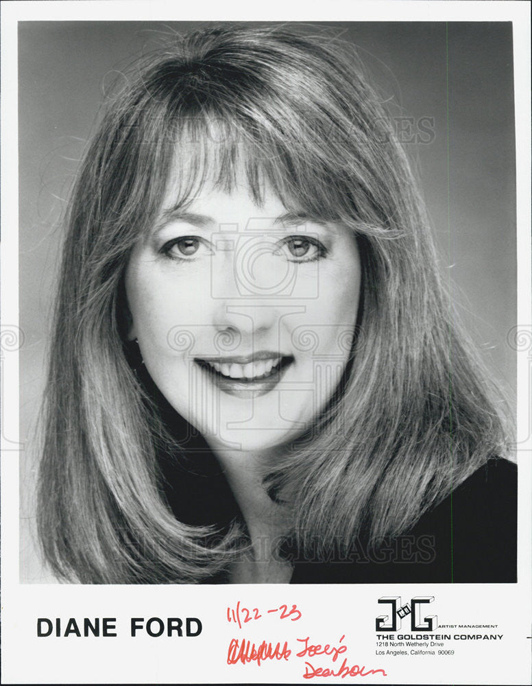 Press Photo Diane Ford Comedian - Historic Images