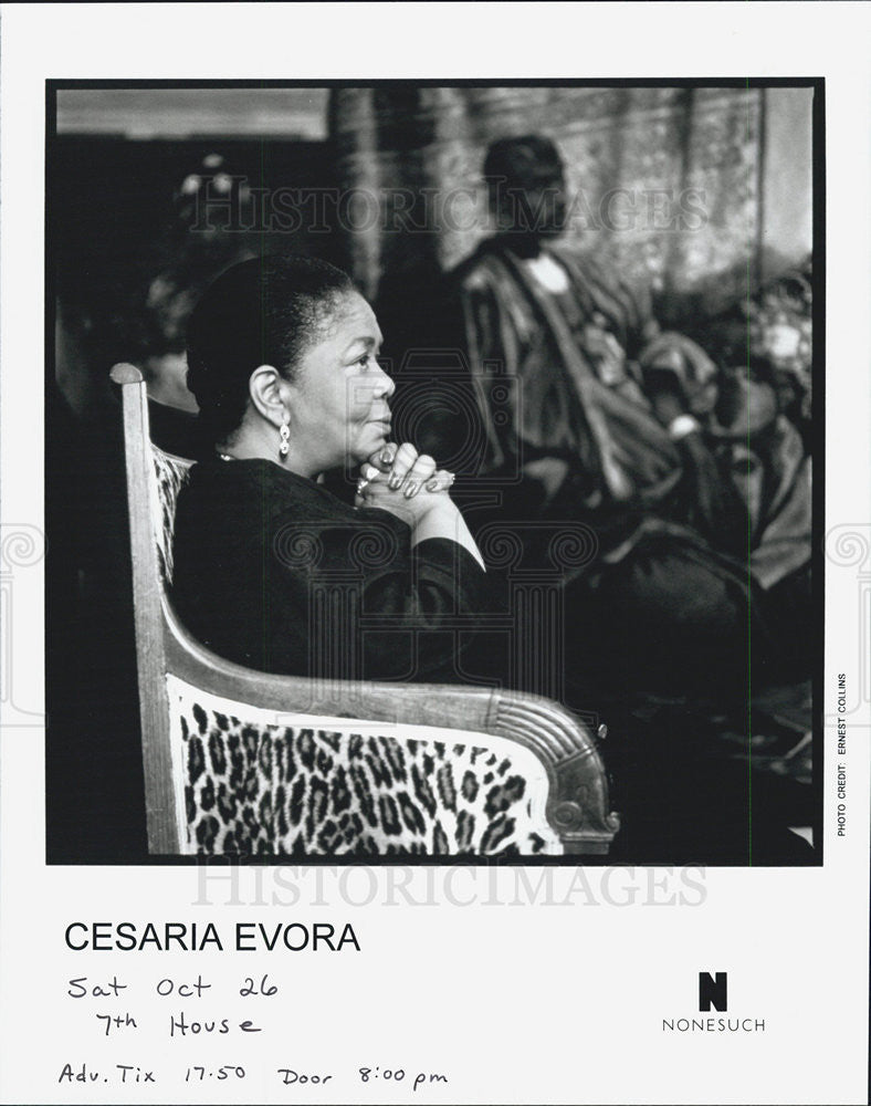 Press Photo Cesaria Eovra - Historic Images