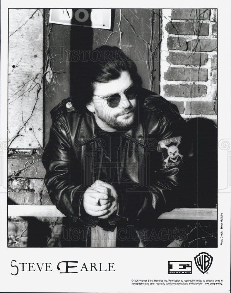 1996 Press Photo Steve Earle, musician. - Historic Images