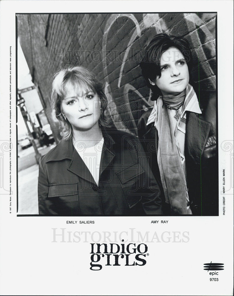 Press Photo Actresses Amy Ray Emily Saliers Indigo Girls - Historic Images