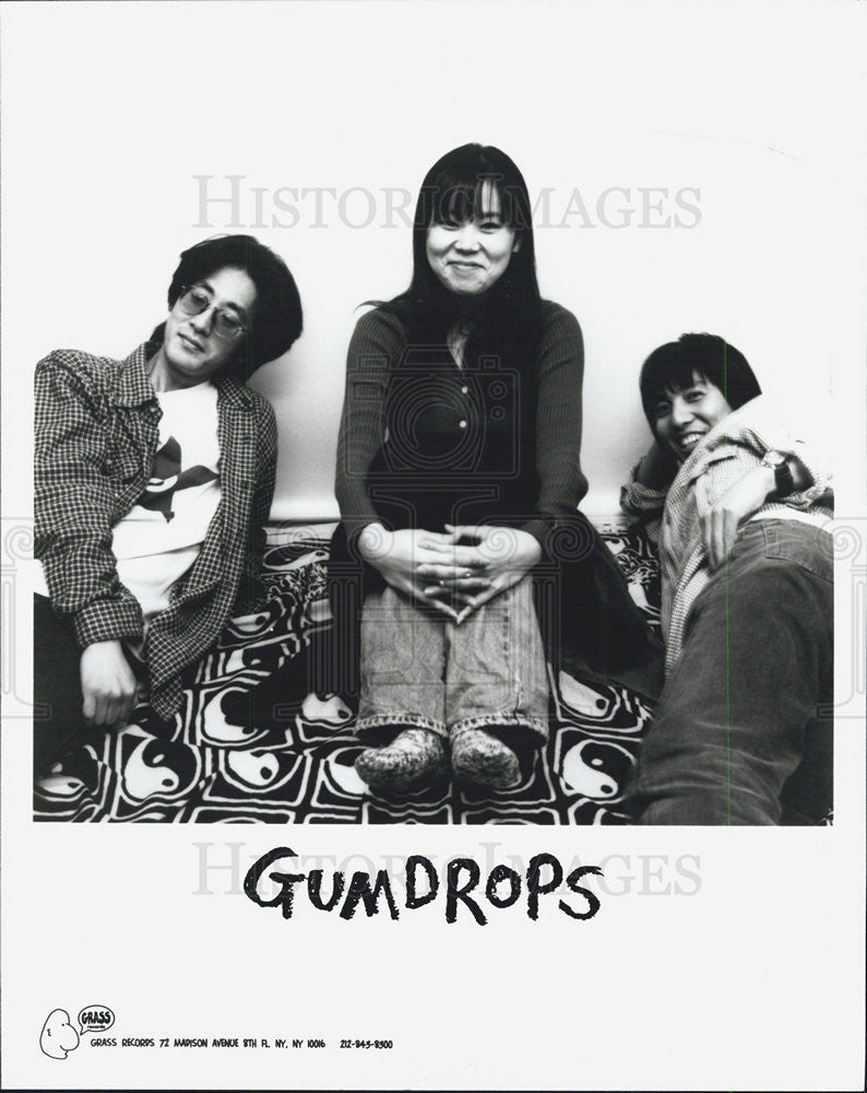 Press Photo Grass Records Recording Artists Gumdrops - Historic Images