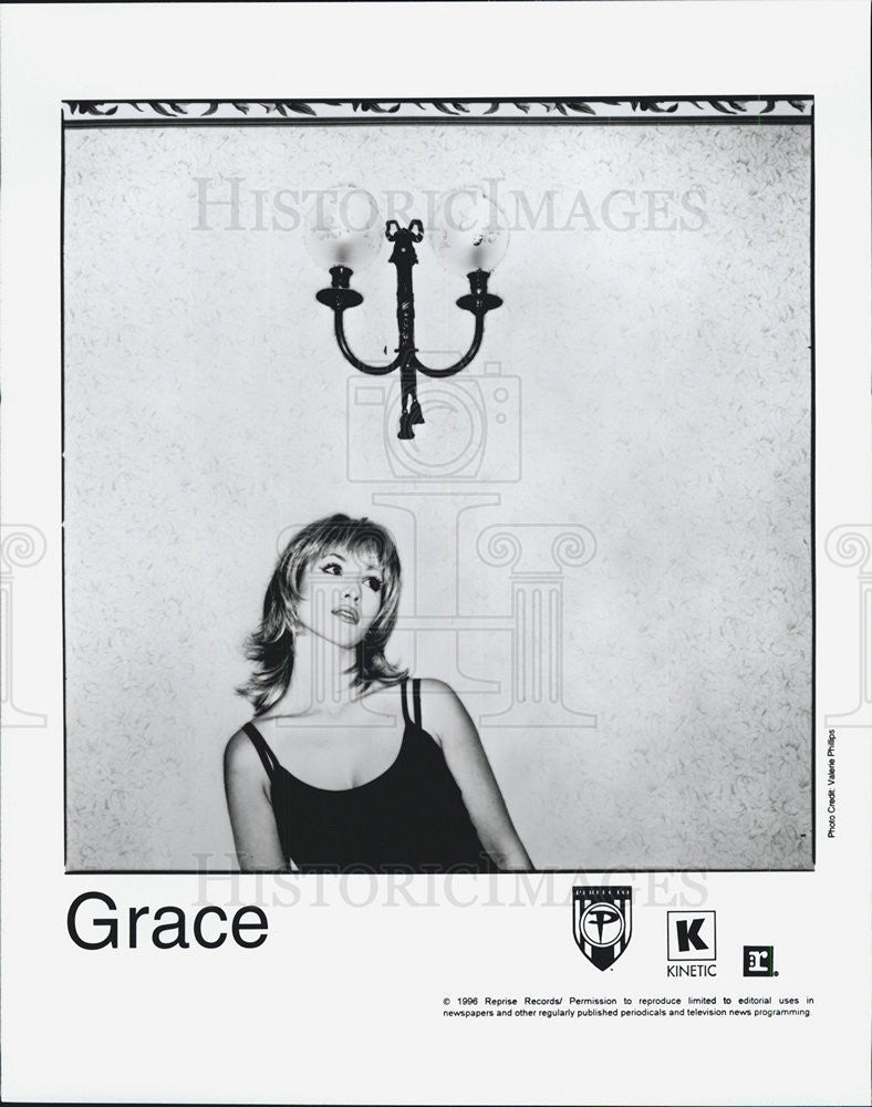 1996 Press Photo Russian Born Singer, Grace - Historic Images